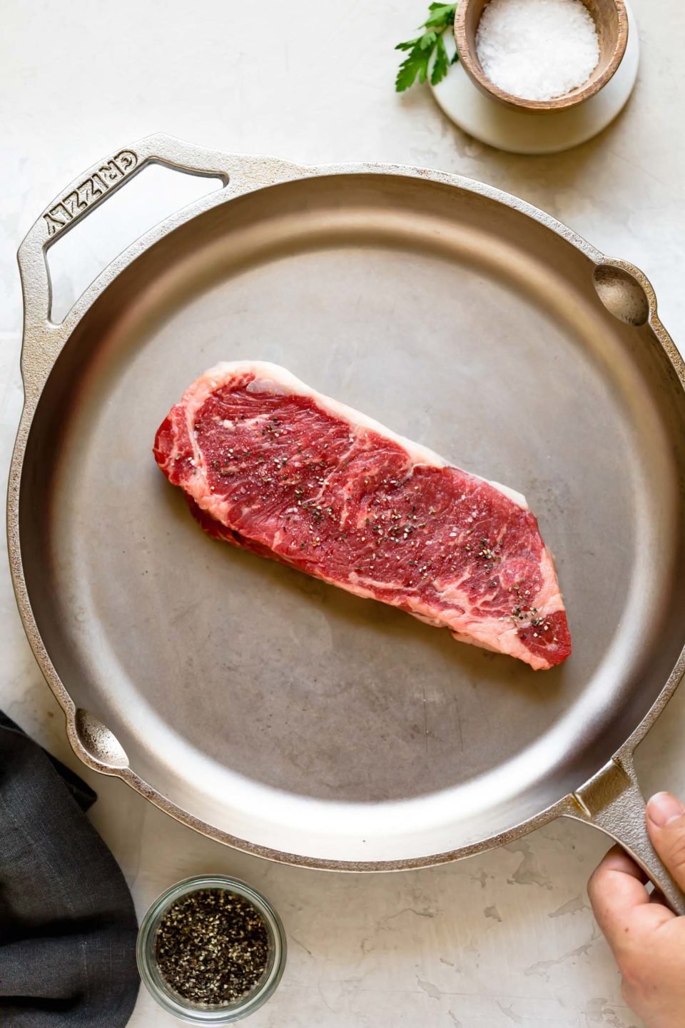 The Perfect 3 Minute Cast Iron Steak Recipe Plays Well With Butter 