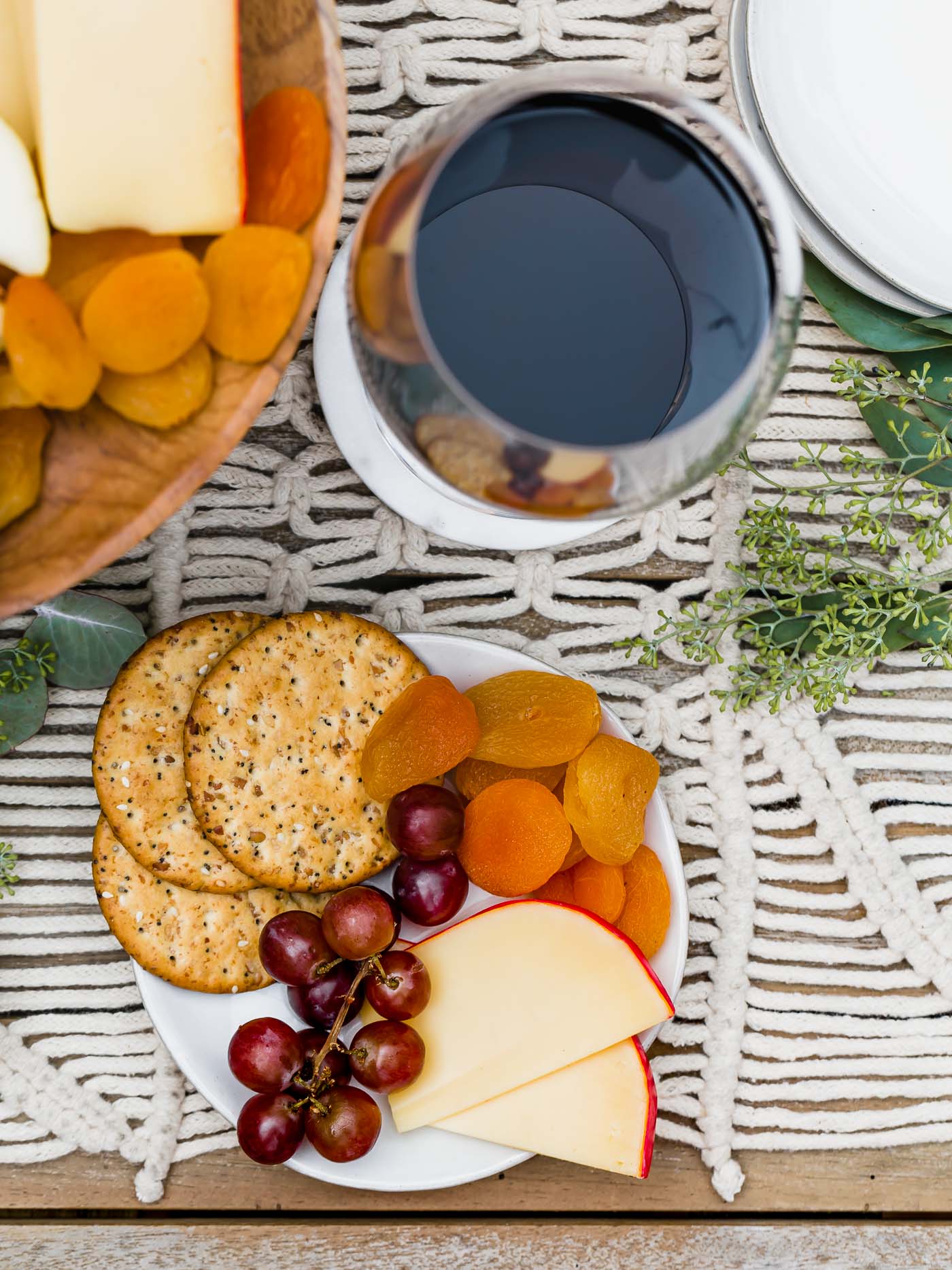 dessert cheese board (+ the perfect wine pairings