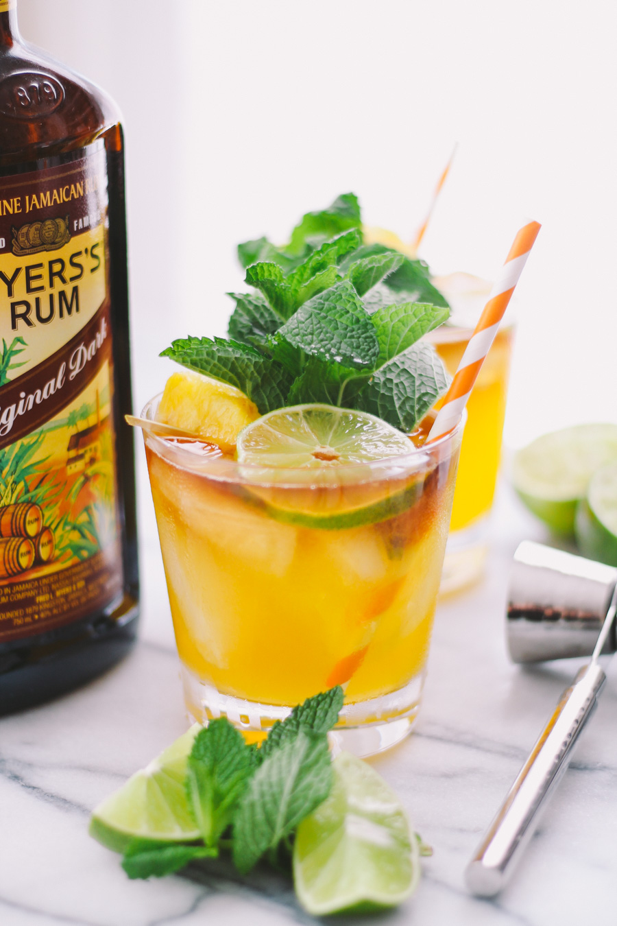 perfect mai tais via playswellwithbutter | your hawaiian vacation may be over but your enjoyment of tropical cocktails doesn't have to be! make a mai tai at home easily with ingredients you already have at home!