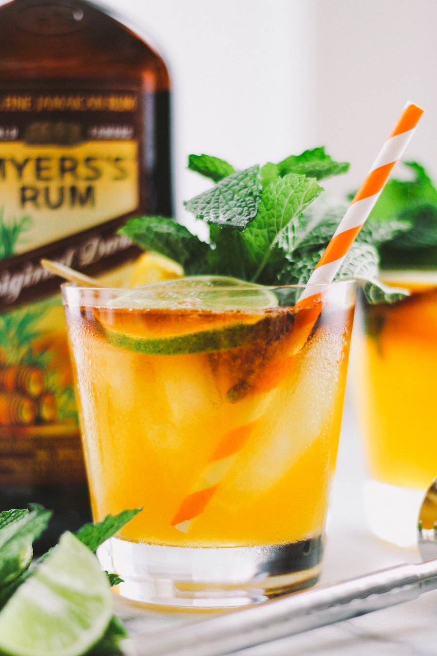 perfect mai tais via playswellwithbutter | your hawaiian vacation may be over but your enjoyment of tropical cocktails doesn't have to be! make a mai tai at home easily with ingredients you already have at home!