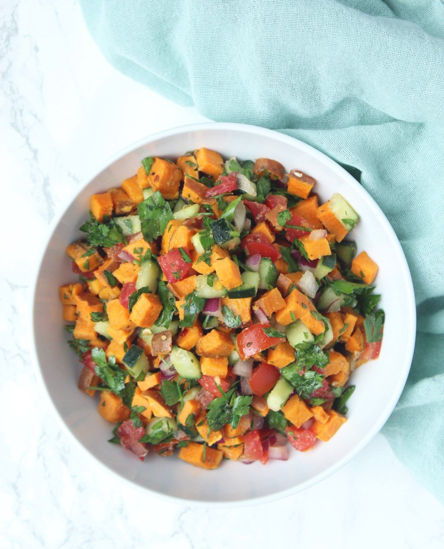 sweet potato tabouli via eat the gains & 24 more make-ahead meals via playswellwithbutter | with just a little planning in advance & a little organization over the weekend, you can set yourself up with a week’s worth of delicious meals that will come together faster than you could order pizza or pick up chipotle.