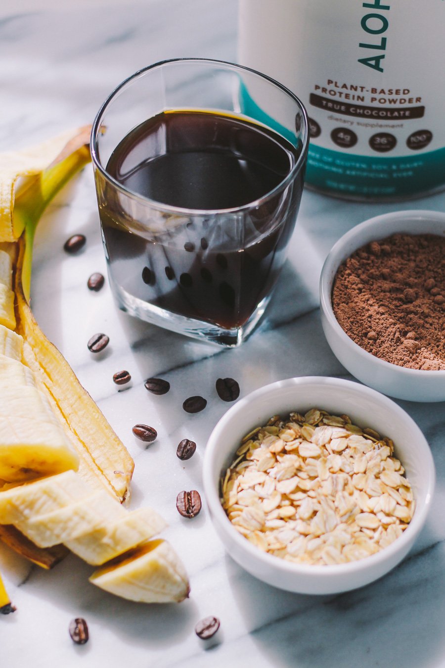 mocha protein smoothie & 24 more make-ahead meals via playswellwithbutter | with just a little planning in advance & a little organization over the weekend, you can set yourself up with a week’s worth of delicious meals that will come together faster than you could order pizza or pick up chipotle.