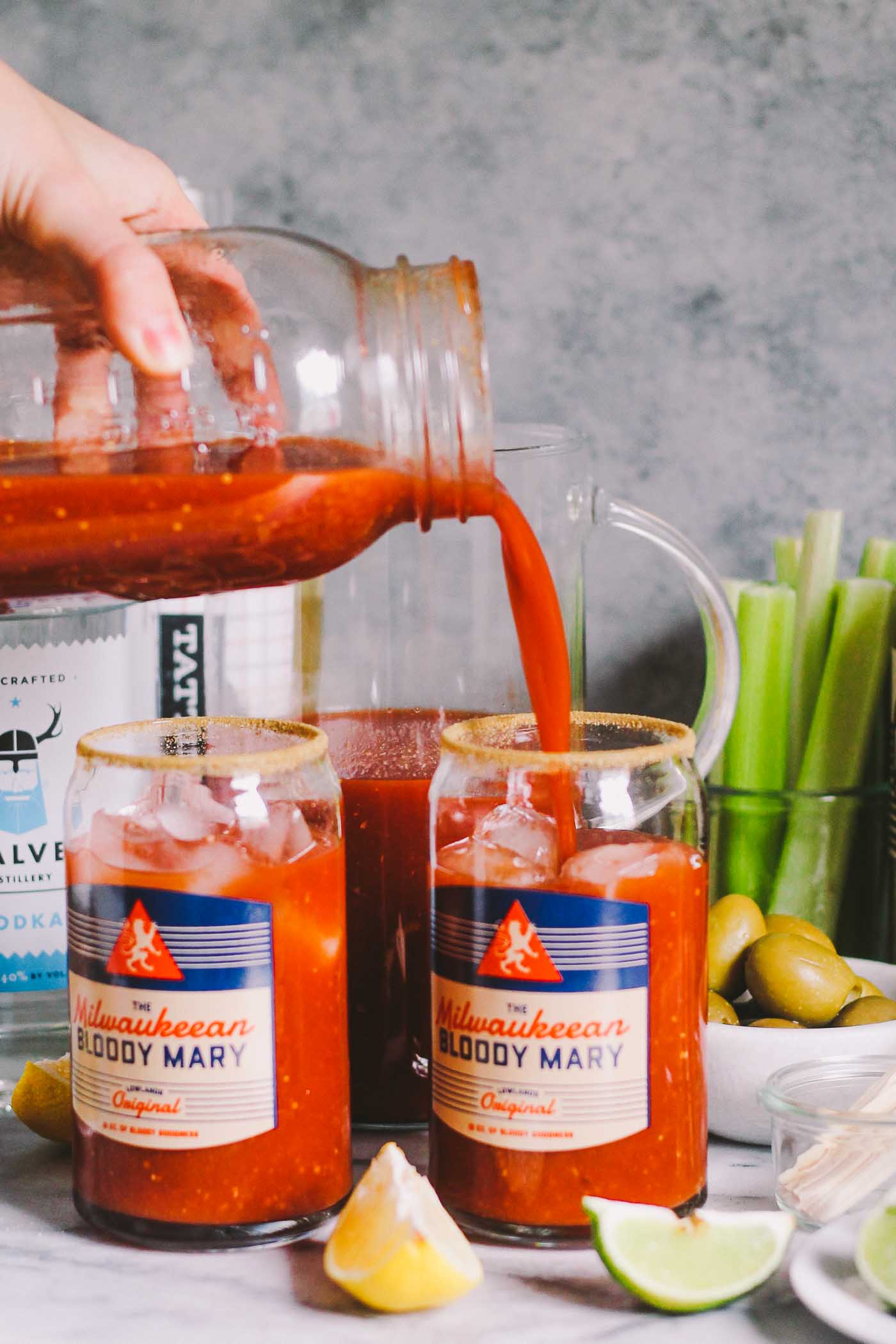 these best bloody marys are going to be your favorite addition to your weekend brunch line up! they start with the perfect homemade bloody mary mix, which infuses tomato juice with tons of flavor. invite your friends over for a casual saturday brunch & prepare diy build your own bloody mary bar for a fun way to let your guests build their own best bloody marys!