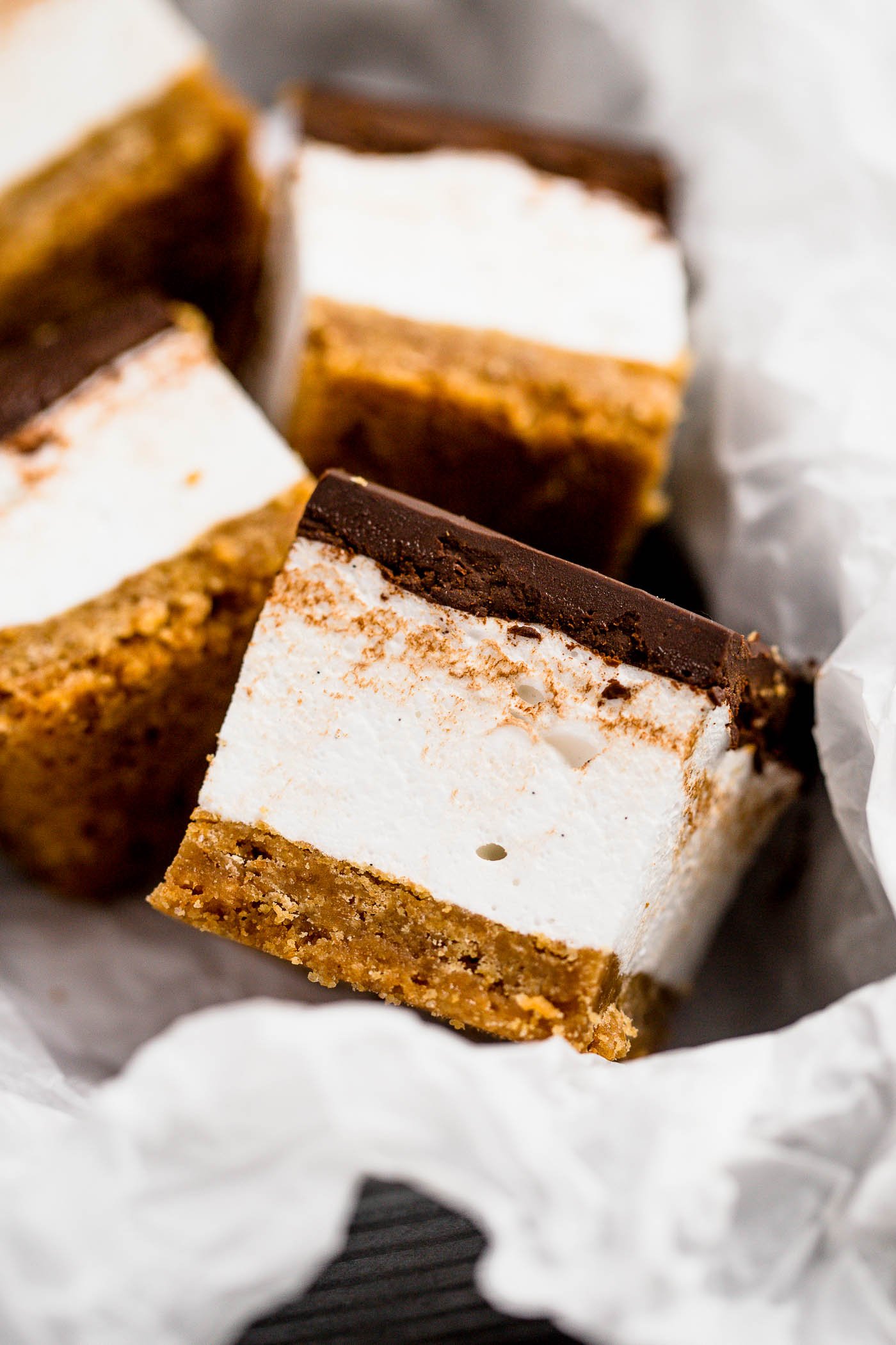 Homemade S Amp M Porn - s'mores bars with homemade vanilla bean marshmallow