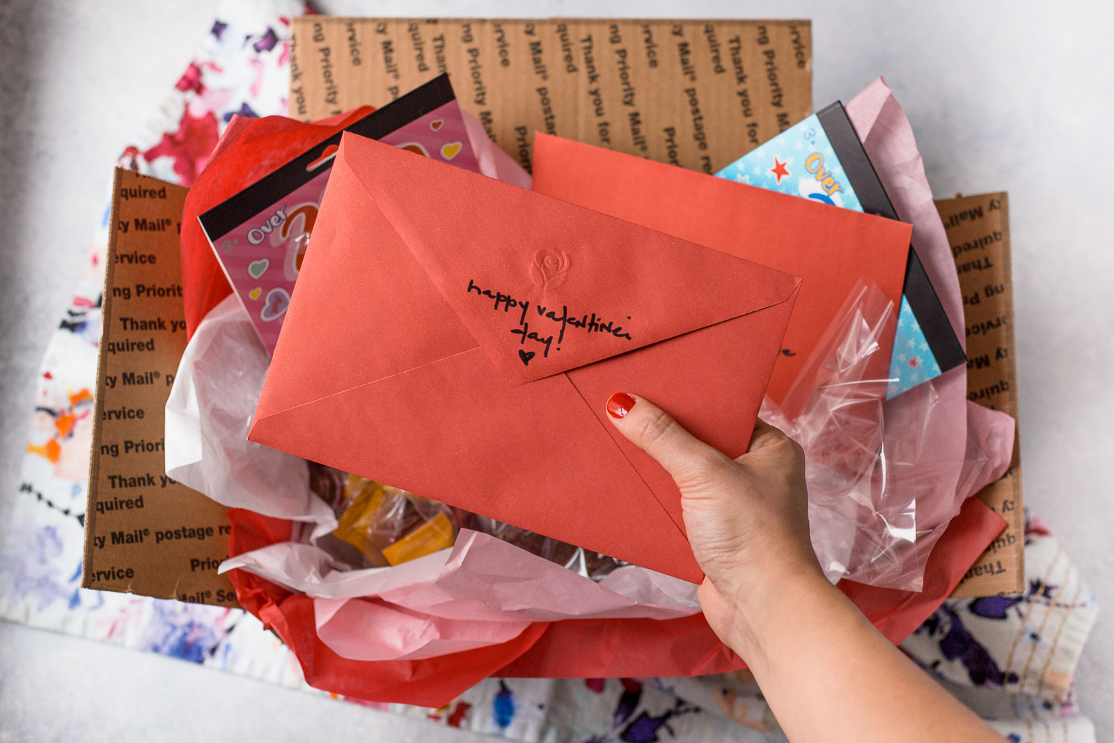 how to put together a valentine's day care package for a niece & nephew. tips & tricks for aunties to spoil their favorite little ones, even from a distance