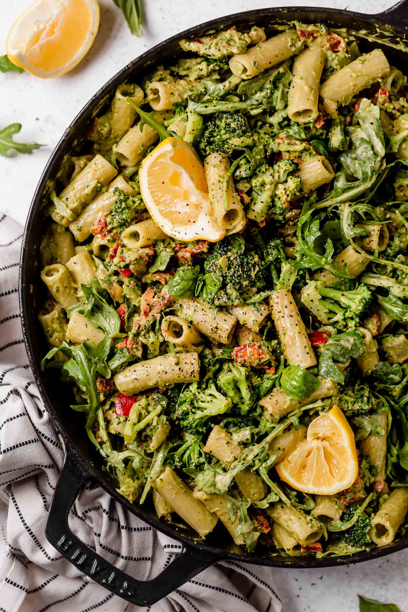 Lemony Basil Creamy Vegan Pasta 25 Minute Dinner Recipe Plays Well With Butter