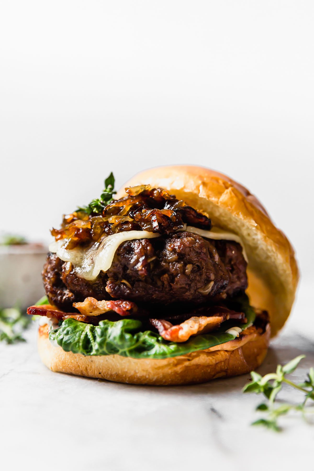 The BEST French Onion Burger Recipe - Plays Well With Butter