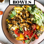 Glow Bowls with graphic text overlay for Pinterest.