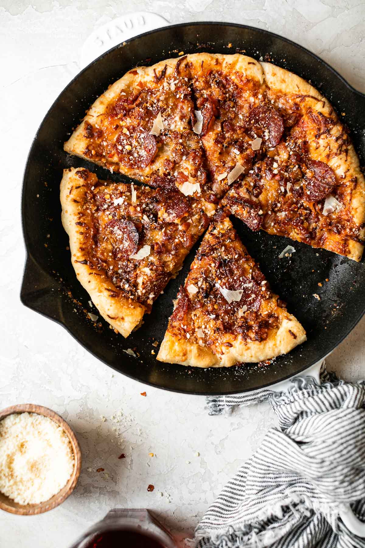 4 Tips for Turning a Cast-Iron Skillet into a Pizza Stone
