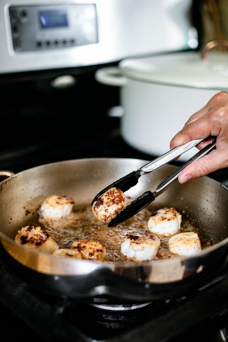 How to Sear Scallops at Home (Pan Seared, + StepbyStep Photos)