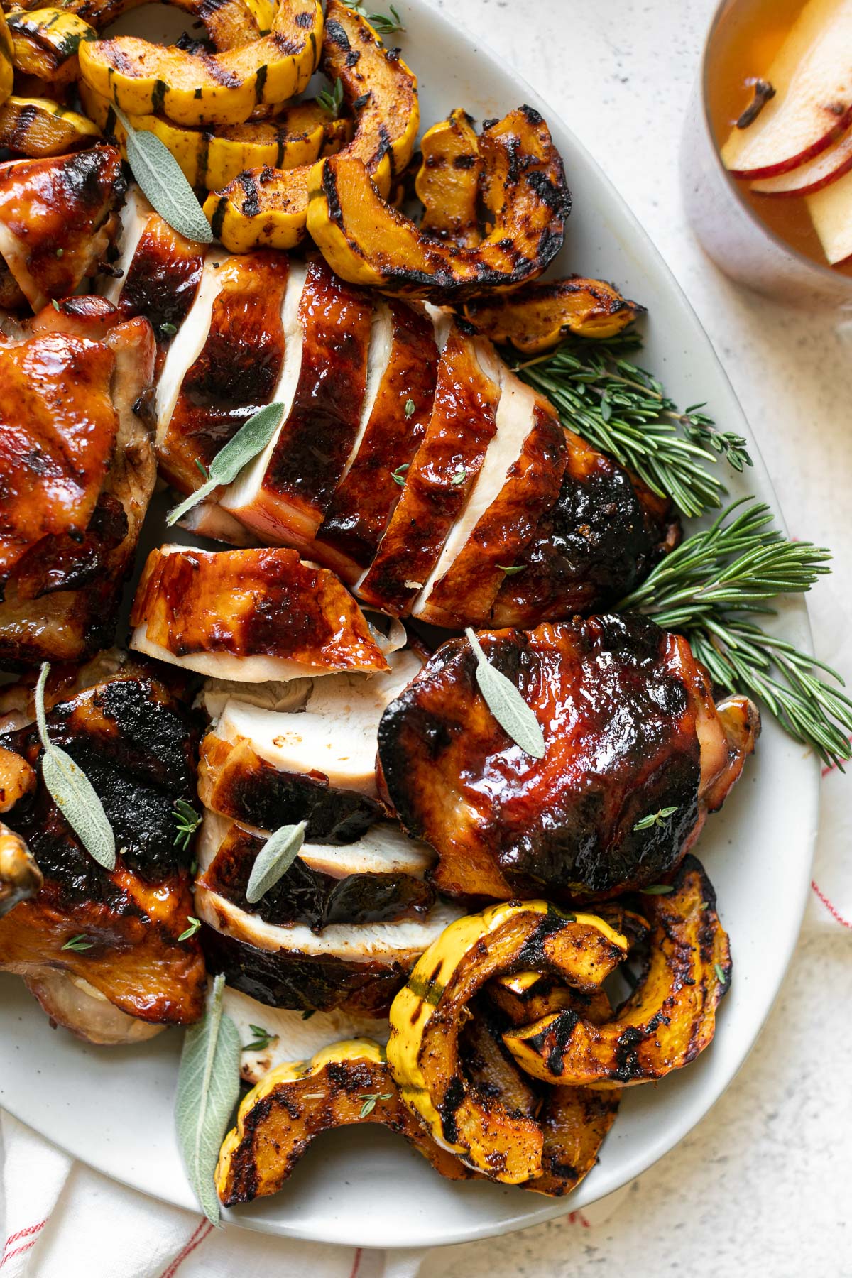 Grilled Apple Cider Chicken - Plays Well With Butter