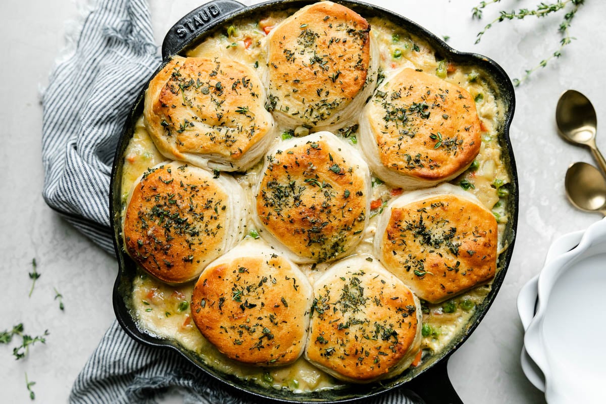 Chicken Pot Pies Recipe (freezable)- Butter Your Biscuit