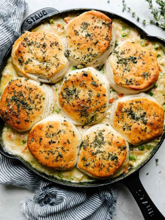 Skillet Chicken Pot Pie Story (StepbyStep Video) Plays Well With Butter