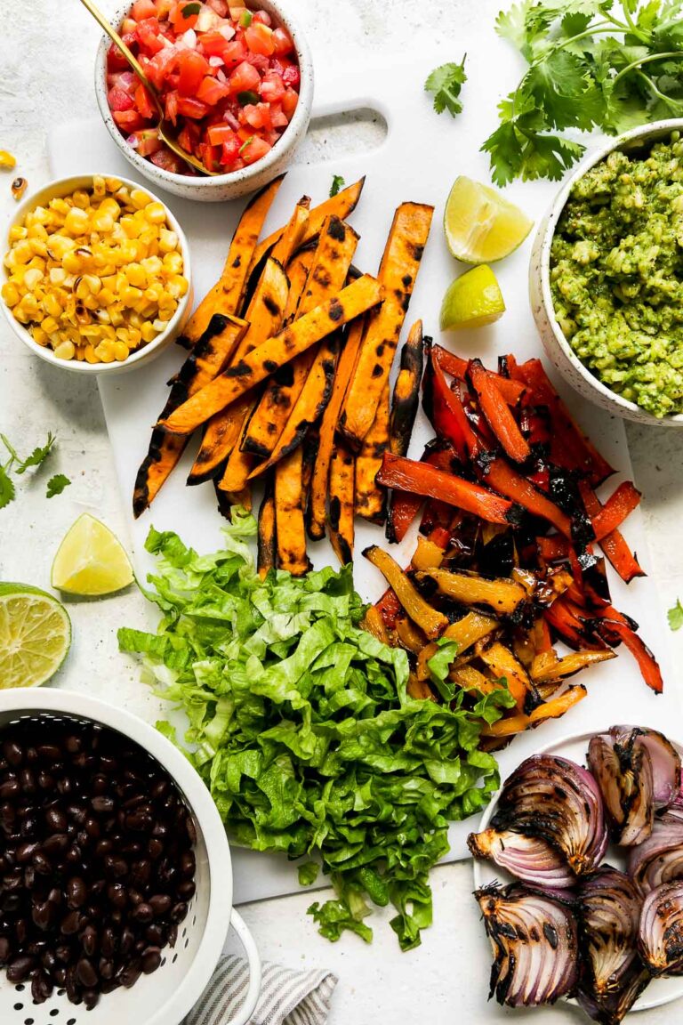 Veggie Burrito Bowls with Green Rice (Vegetarian, Vegan) PWWB
