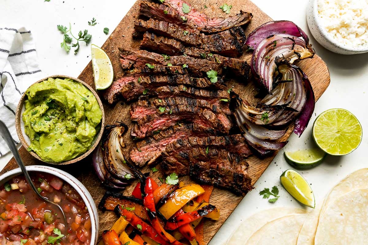 Grilled Skirt Steak Fajitas – Plays Well With Butter