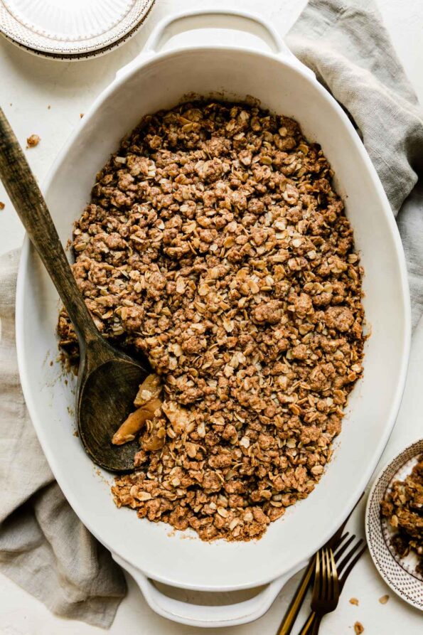 Chai Spiced Apple Crisp | Plays Well With Butter