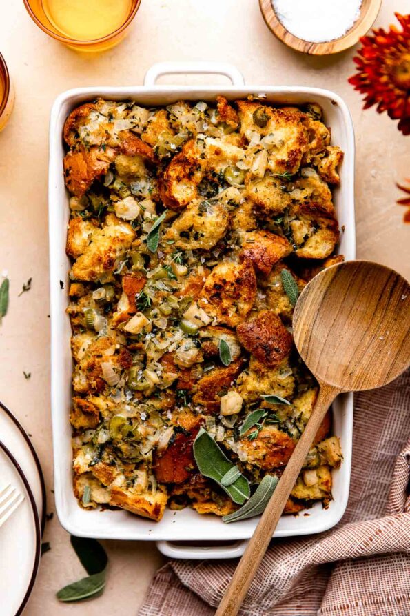 Classic Make Ahead Stuffing With Fresh Herbs 3 Days Ahead classic-make-ahead-stuffing-with-fresh-herbs-3-days-ahead