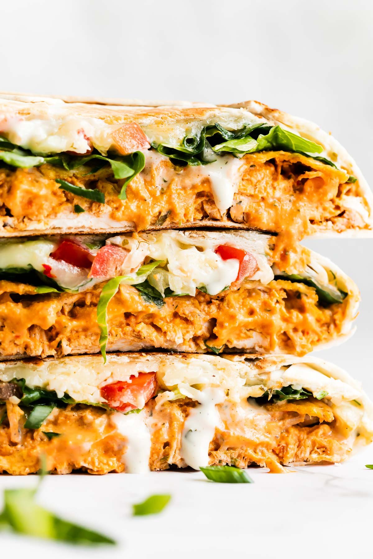 Buffalo Chicken Crunchwraps Recipe