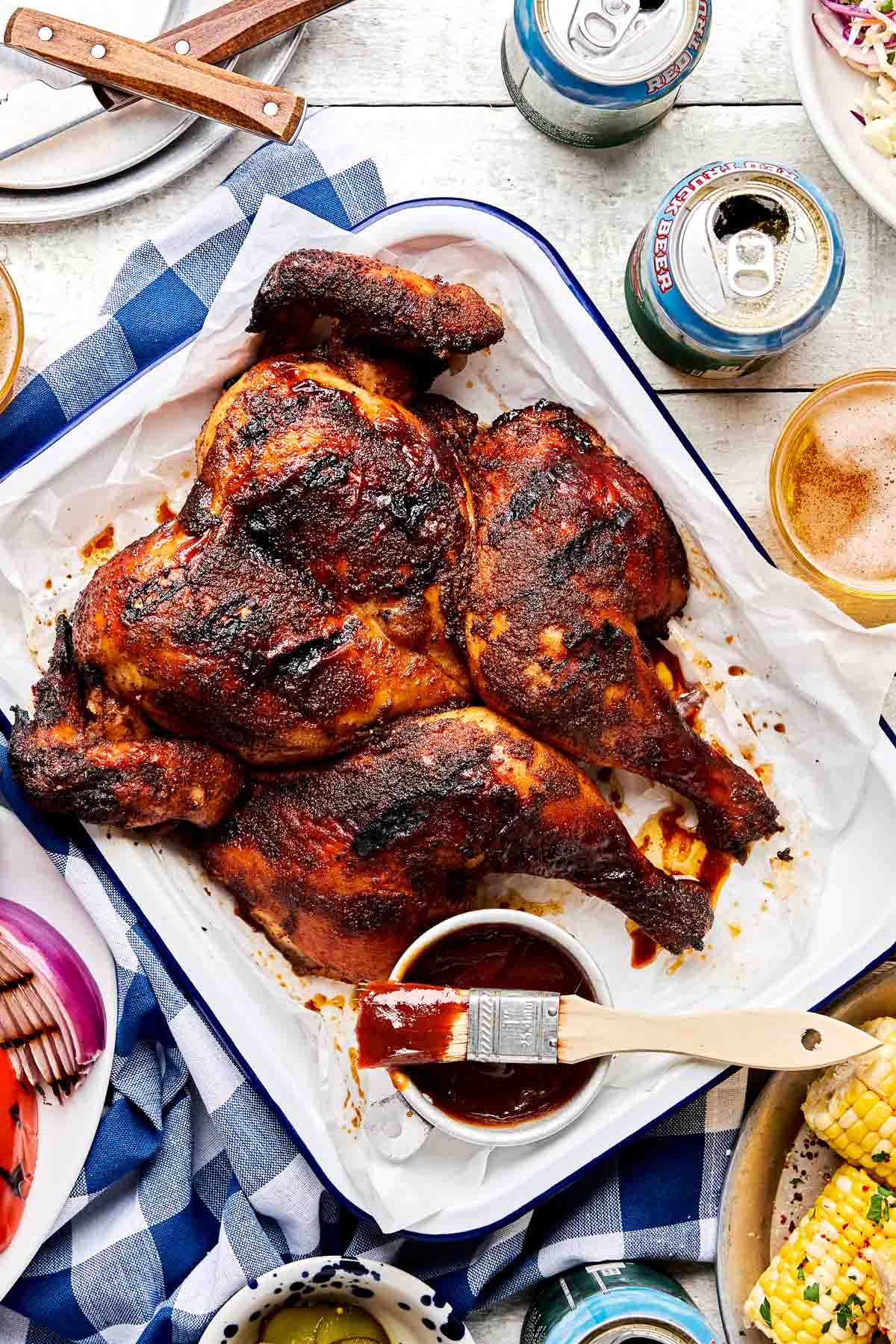 Everything But The Beer Can Chicken (No Stand Needed!)