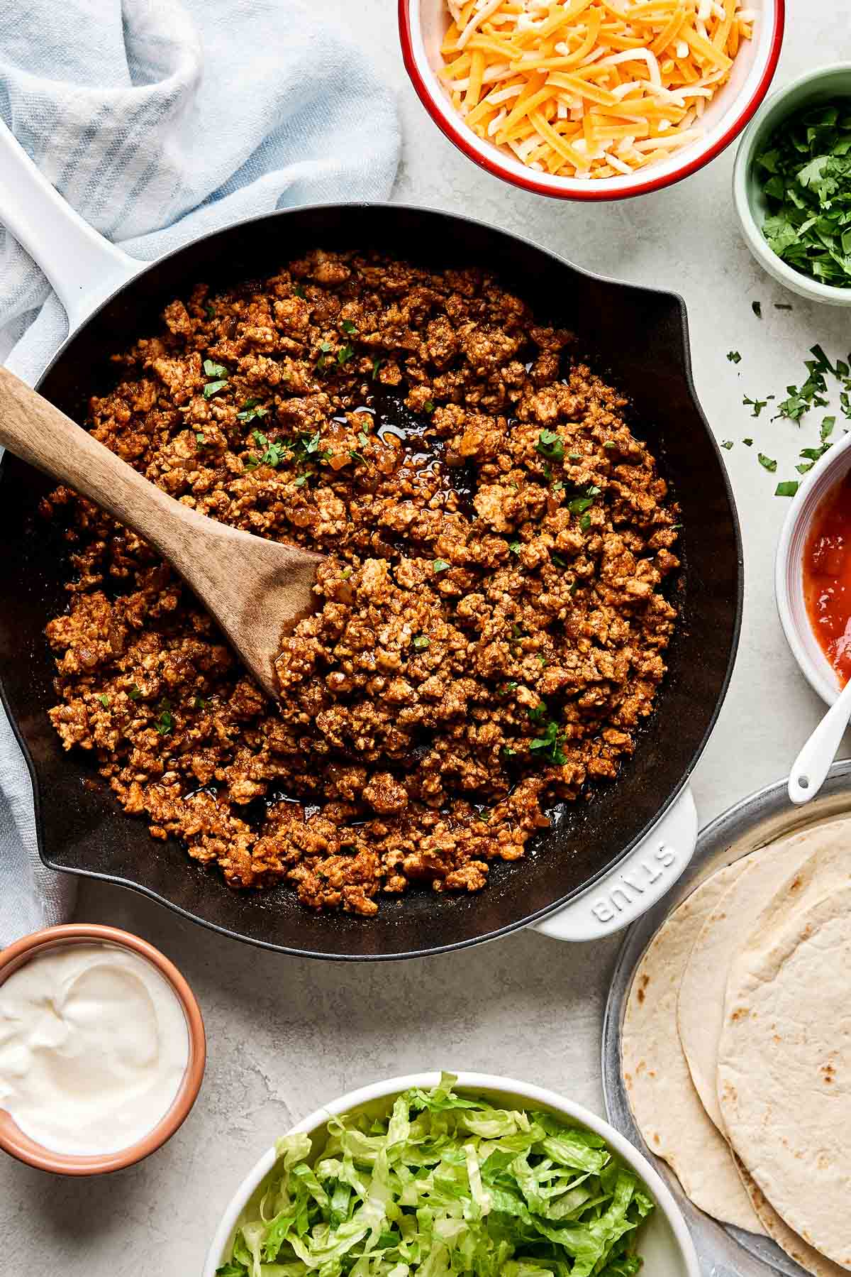 Once-A-Week Ground Chicken Tacos (Easy 15 Minute Dinner)
