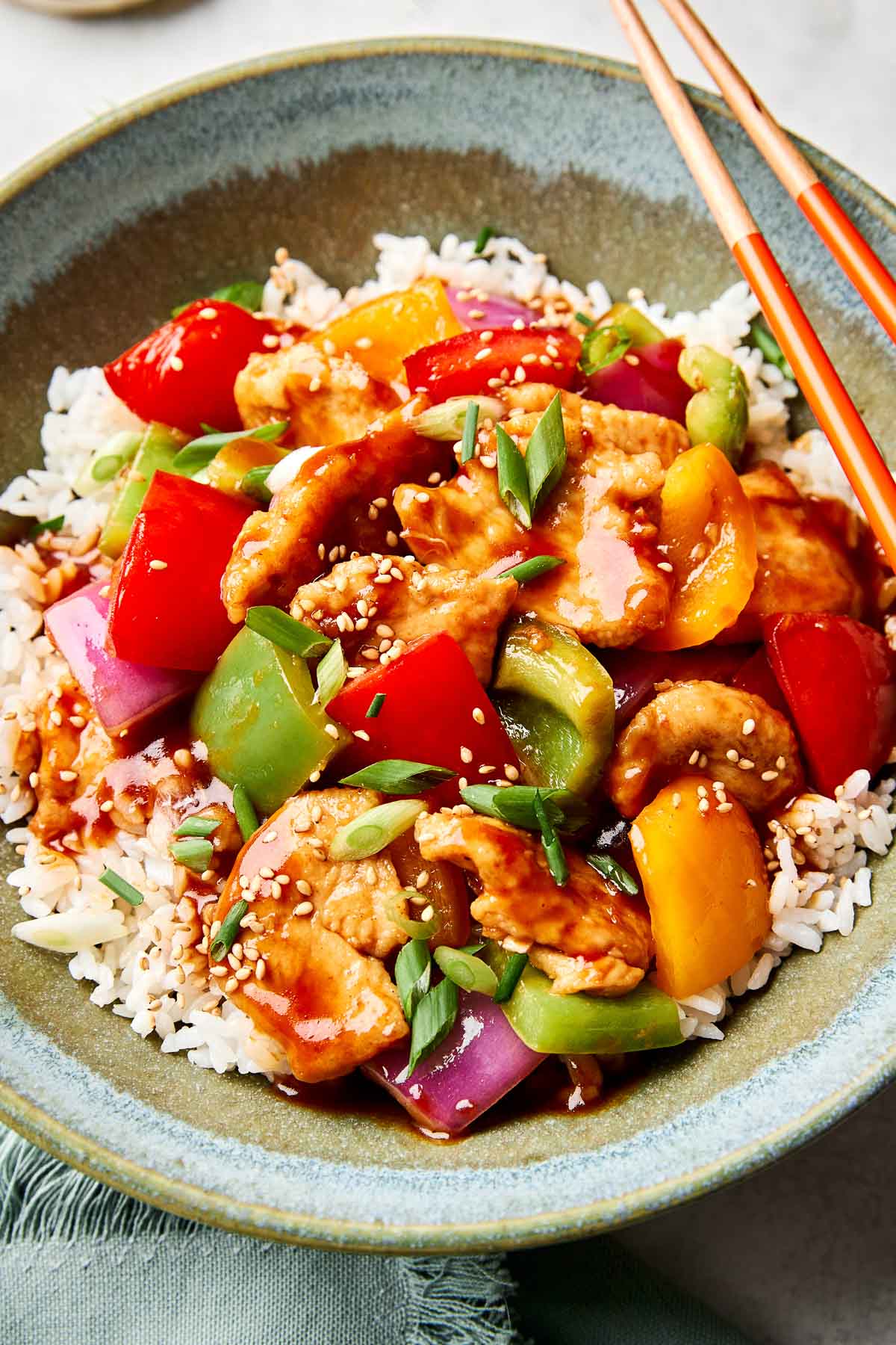 Mom's 25-Minute Sweet & Sour Chicken Stir Fry (No Deep Frying!)